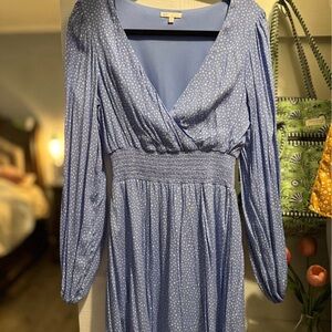 GB Blue Long Sleeve Dress